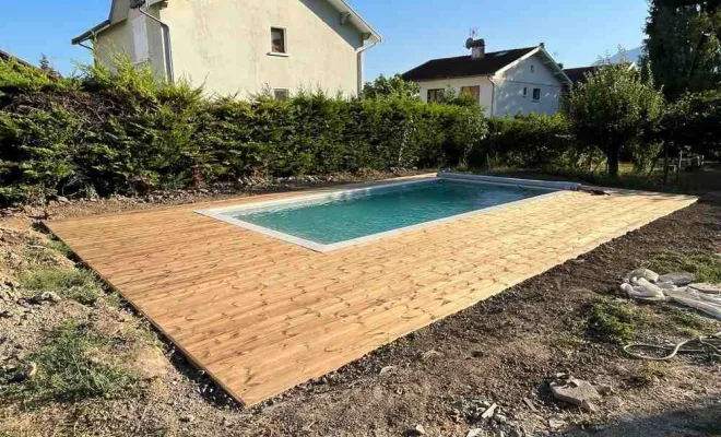 Terrasse en bois, Eybens, Perrier Aménagement