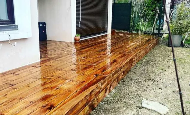 Terrasse en bois, Eybens, Perrier Aménagement